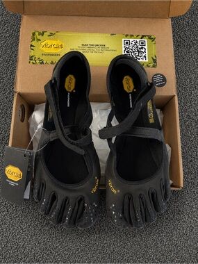 Vibram v-soul fivefingers shoes black